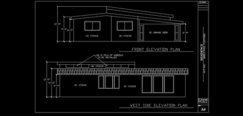 front side elevation plan img