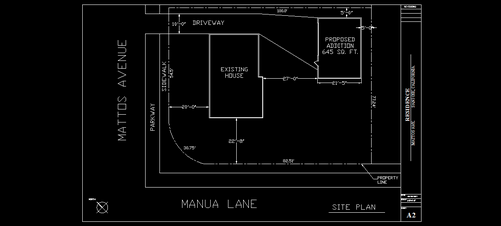 existing house and new garage img